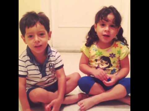 Kids Singing Amr Diab's Song El Leila