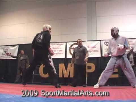 Jack Felton Vs. Willie Hicks - Men's Sparring Semi-Finals - Compete Nationals 2009