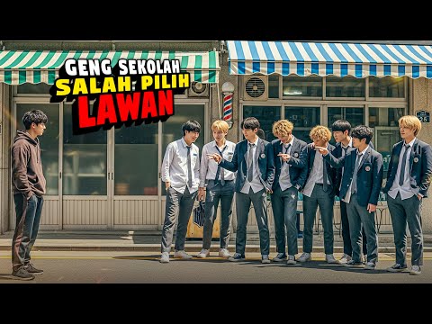 AWALNYA DIREMEHKAN GENG SEKOLAH‼️TERNYATA DIA SEORANG PETARUNG MEMATIKAN - ALUR FILM