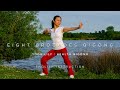 Eight Brocades Qigong Practice with English instruction