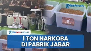 Tersangka Bikin Pabrik Narkoba Terbesar di Jabar di Perumahan Warga, Cairan Dikemas di Botol Parfum