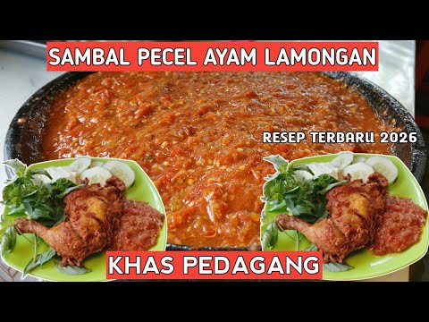TERBARU CARA MEMBUAT SAMBAL LALAPAN AYAM GORENG LAMONGAN UNTUK JUALAN