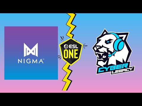 Nigma VS Cyber Legacy  - ✅ESL One Los Angeles - Group Stage (BOS3) LIVE✅🔴🔴