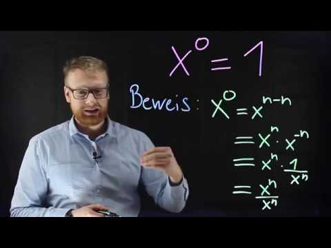 Warum ist x^0 = 1? | Beweis by Quatematik