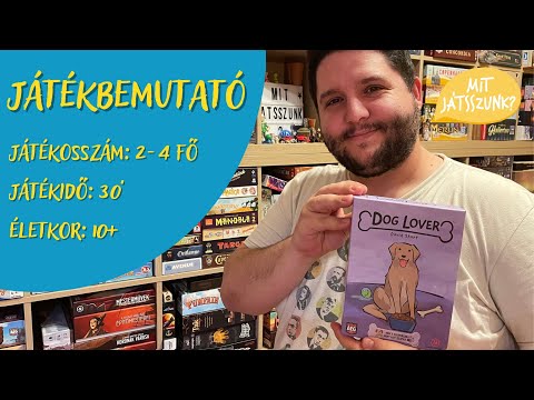 Dog Lover Társasjáték Bemutató - Mit Játsszunk?