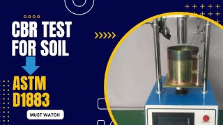 CBR test for soil according to ASTM D1883 standard | Pavement soil test | MHA Engineering