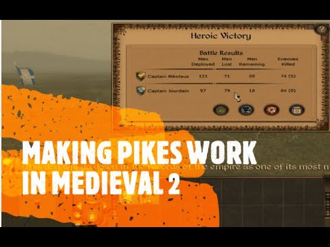 MAKING PIKES WORK IN MEDIEVAL 2 TOTAL WAR (Medieval 2 Experts Guide Part 1)