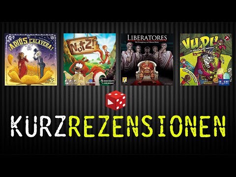 Short reviews: Adios Calaveras!, Nutz, Liberatores, Vudu