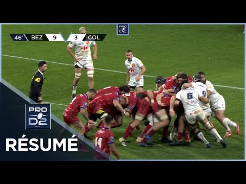 PRO D2 - Résumé AS Béziers Hérault-Colomiers Rugby: 14-9 - J12 - Saison 2020/2021