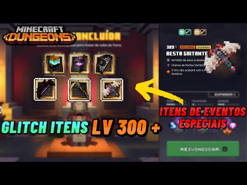 New Method to Get LV 300+ Gear in Minecraft Dungeons