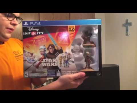 Disney Infinity 3.0 Star Wars Saga bundle PS4 unboxing