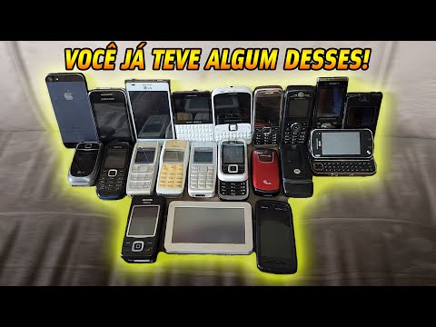 Coleção De Celulares Antigos Pt2- Você Com Certeza Já Teve Algum Desses!