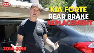 2014-2016 Kia Forte Rear Brake Pad/Rotor Replacement – DIY Tutorial