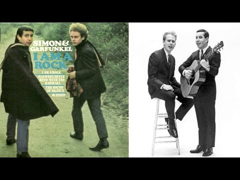 PAUL SIMON AND ART GARFUNKEL - I AM A ROCK ( LIVE 1965 ) VIDEO IN COLOUR