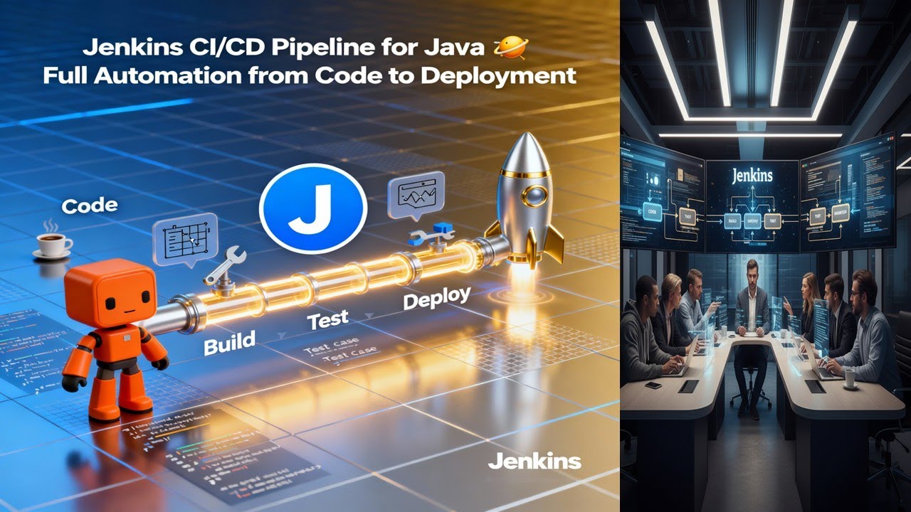 Jenkins CI/CD Pipeline for Java 🚀 Full Automation from Code to Deployment