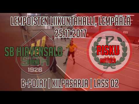 SB Hirvensalo - PIsku | Lempoisten Liikuntahalli, Lempäälä, 25.11.2017 | B-pojat kilpasarja LRSS 02