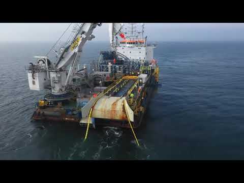 Hohe See  Albatros interarray cable installation