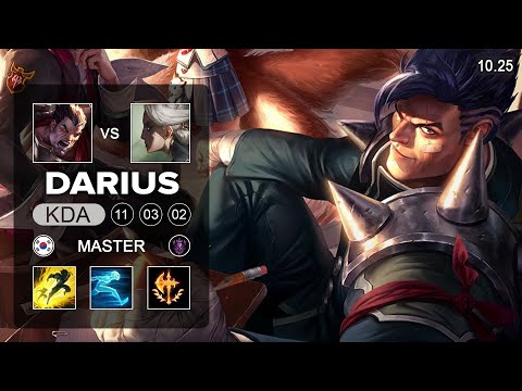 Darius Top vs Camille - KR Grandmaster patch 10.25