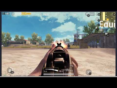 PUBG playerunknown's battlegrounds Training session, with the Win94 rifle (Low quality settings)