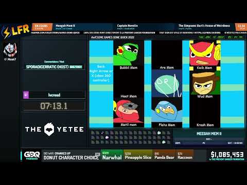 Meegah Mem II en 28:19 (Any%) [AGDQ2022]