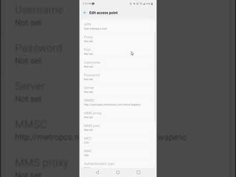 LG Stylo 6 APN Settings