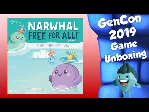GenCon 2019 Unboxing - Narwhal Free For All