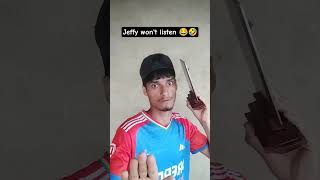 Jeffy won't listen 🤣 #funny #school #fyp #hibibi360 #shorts #ytshorts #relatable #youtubeshorts 