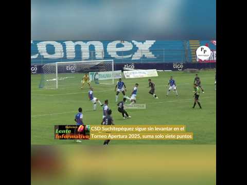 CSD Suchitepéquez sigue sin levantar en el torneo