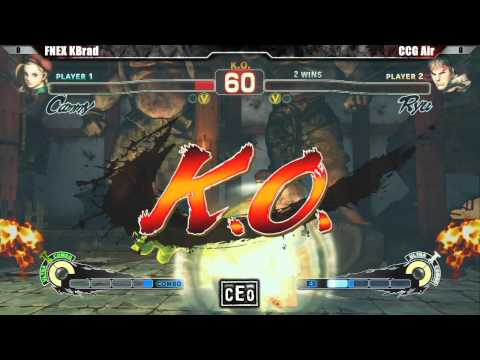 SSF4 AE2012 Top 24 FNEX KBrad vs CCG Air - CEO 2012 Tournament