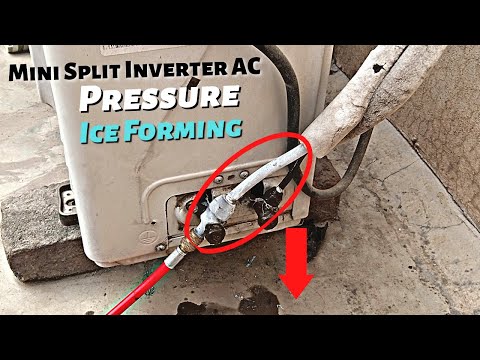 ICE Freezing on Mini-Split AC Suction Pipe Line