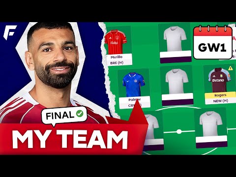 MY FINAL FPL 2025/26 TEAM 🌍 TOP 5K LAST SEASON! 🔒