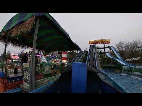 STOKES JUNGLE RIVER LOG FLUME (onride) at Manchester Trafford Centre Summer Social 10/04/2022