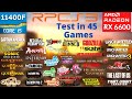 RPCS3 - 45 Games Tested - RX 6600 + i5 11400F - 2023