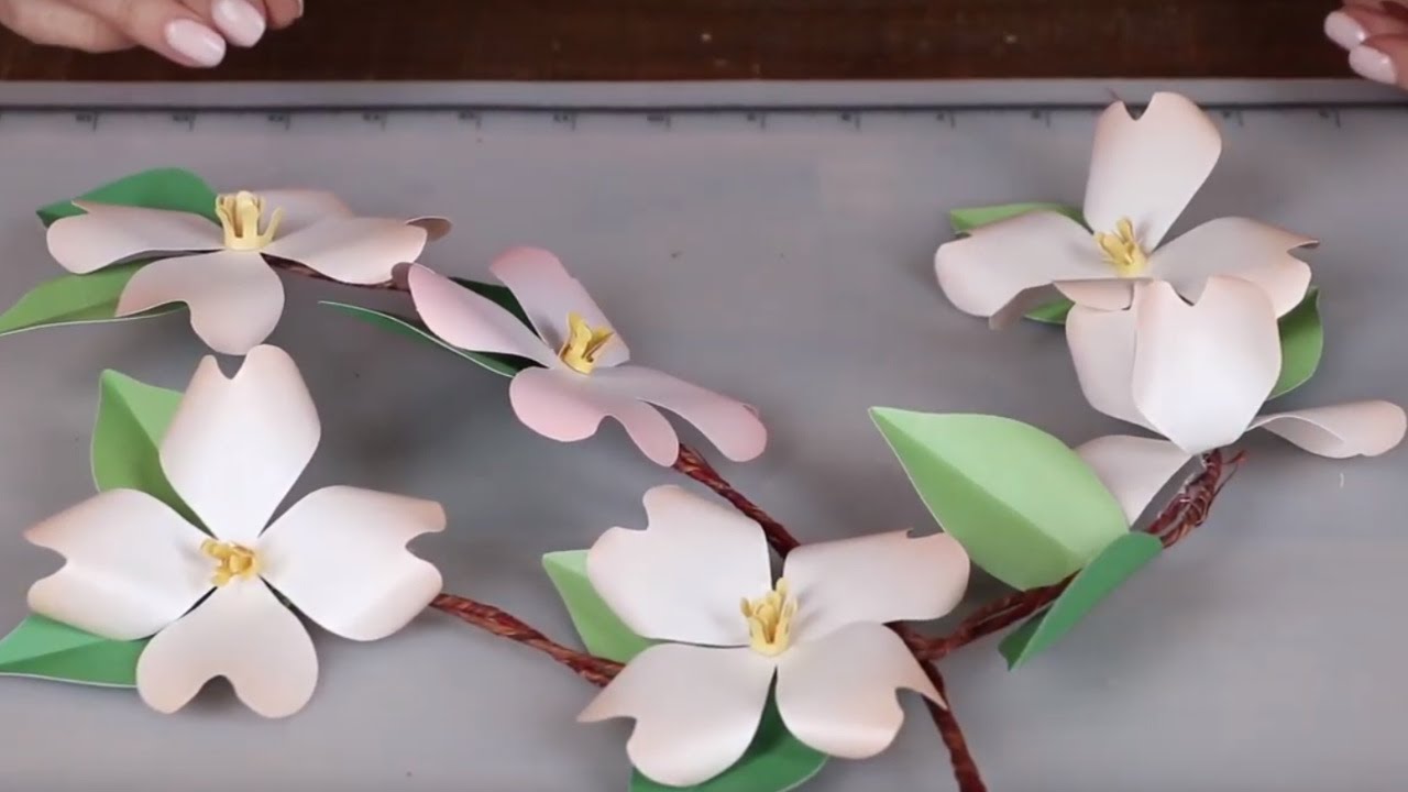 Lia Griffith Paper Dogwood Flower Video