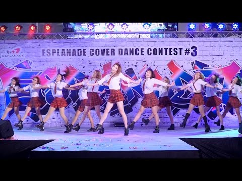 160910 Girlaxy cover KPOP - Whatta Man (Good man) + HERO + Dream Girls @ Esplanade#3 (Semi-Final)