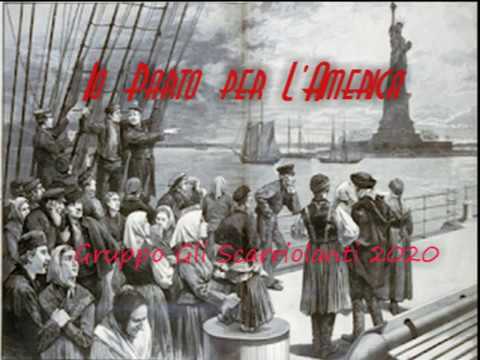 Gli Scarriolanti. Io Parto per L'America ,canto popolare.  consigliato ascolto con cuffie