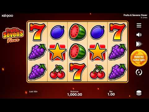Fruits & Sevens Fever – Video Gameplay
