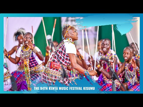 NKOILALE PRIMARY SCHOOL PERFORM A MAASAI FOLK SONG AT THE 94TH KENYA MUSIC FESTIVAL IN KISUMU