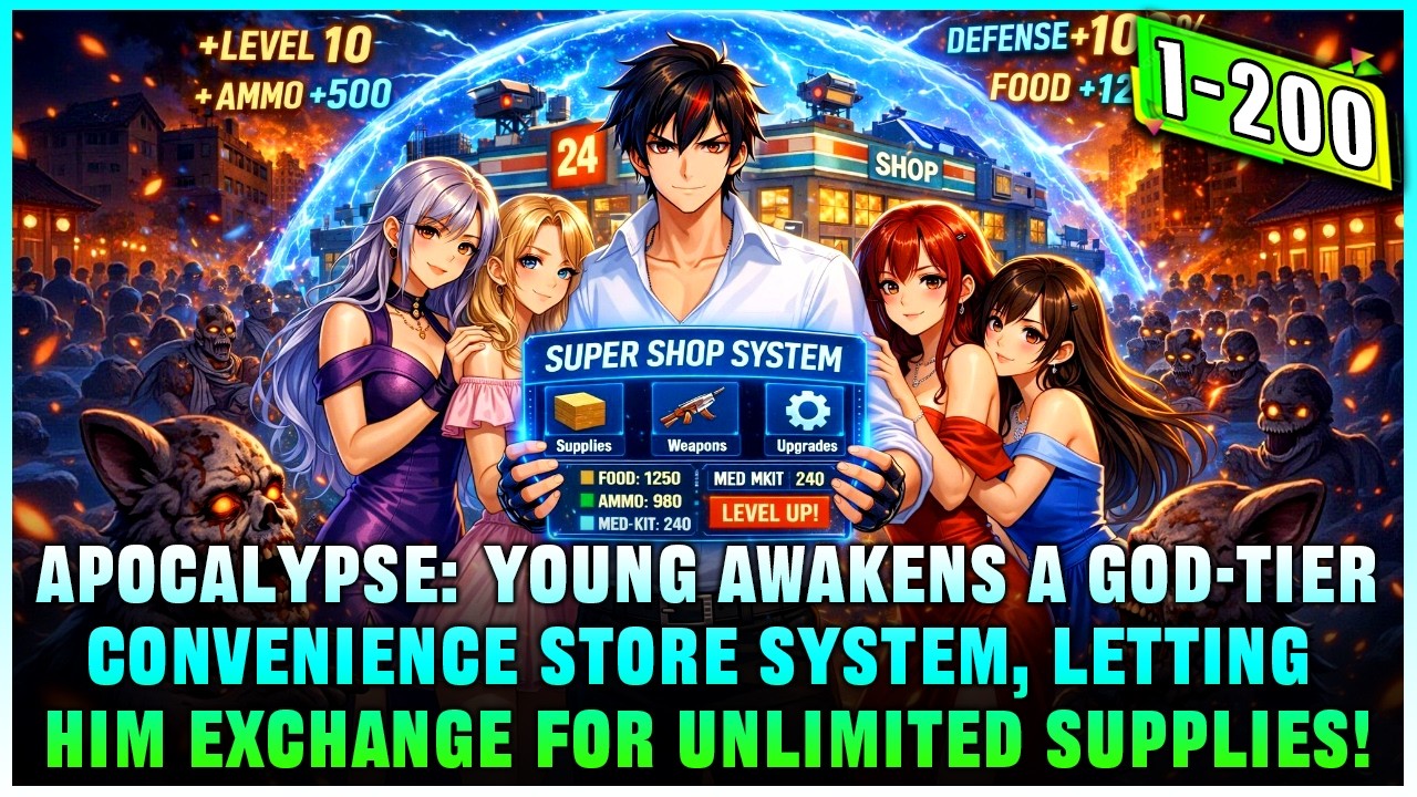 Apocalypse: Boy Gains an Upgrade System and Turns His Convenience Store into a Top-Tier Safehouse!