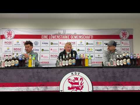 Press conference KSV Hessen Kassel - Bahlinger SC