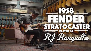 Video thumbnail for 1958 Fender Stratocaster played by RJ Ronquillo by Carter Vintage Guitars