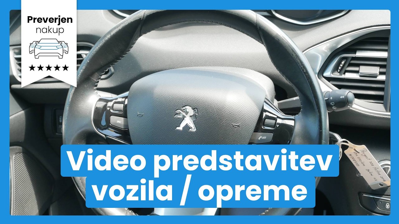 Peugeot 308 PureTech Active - SLOVENSKO VOZILO
