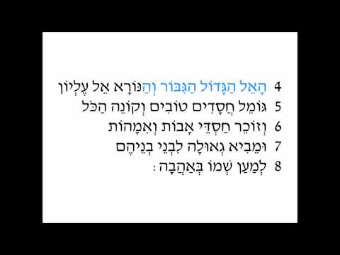 Amidah: Avot v'Imahot (Chanted: Super Slow) - Prayer Karaoke
