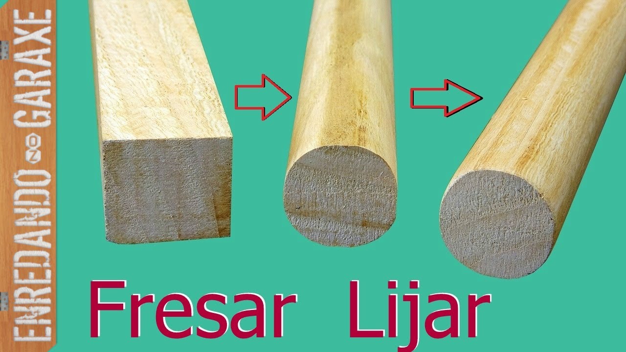 Cómo hacer varillas redondas de madera o palos redondos de madera