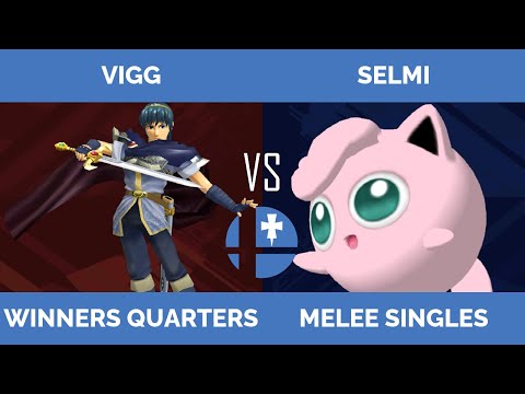 RogaSmash 195: SSBM Winners Quarters - Vigg (Marth) vs Selmi (Jigglypuff)
