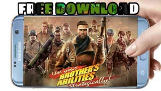 How to download brother in arms 3 android game