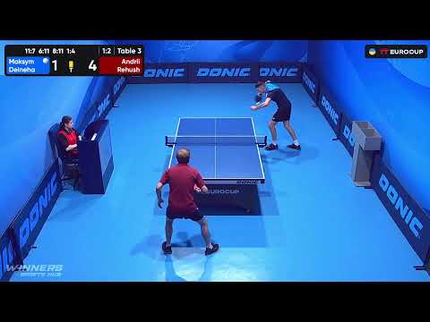 17:35 Maksym Deineha - Andrii Rehush 19.07.2023 TT Euro.Cup Ukraine Master. Table 3
