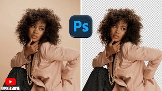 Easy Way to Cut Out hairs in Adobe Photoshop     #trending #viralvideo #photoshop