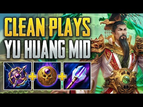 CLEAN PLAYS! Yu Huang Mid Gameplay (SMITE Ranked Conquest)