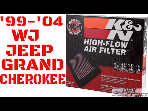 Jeep Grand Cherokee WJ K&N Air Filter Installation/Replacement Video